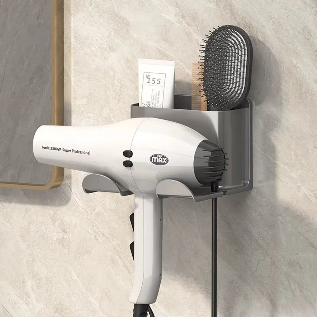 Hair Dryer Holder Wall 